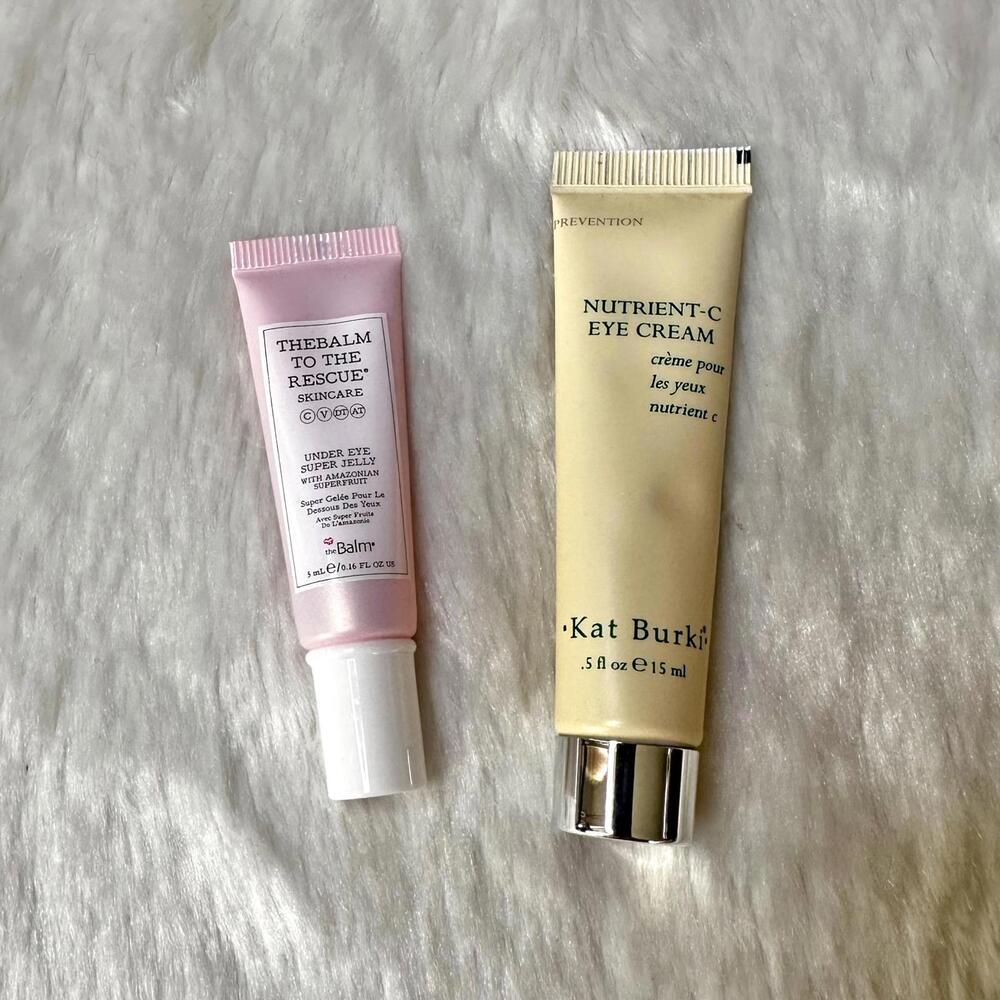 NEW TheBalm & Kat Burki Eye Care Set for Dark Circles - Travel Size